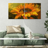 Painting by numbers sunflower in bloom 2-part shipping from DE